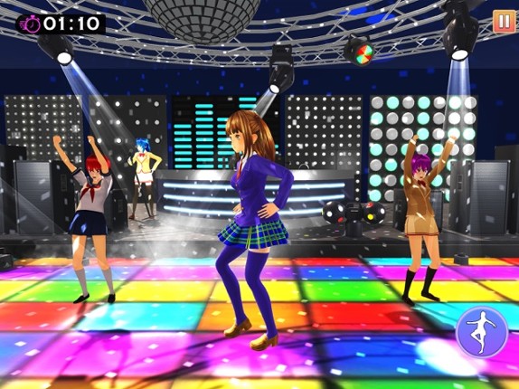 Anime Girl Life High School 3D Image