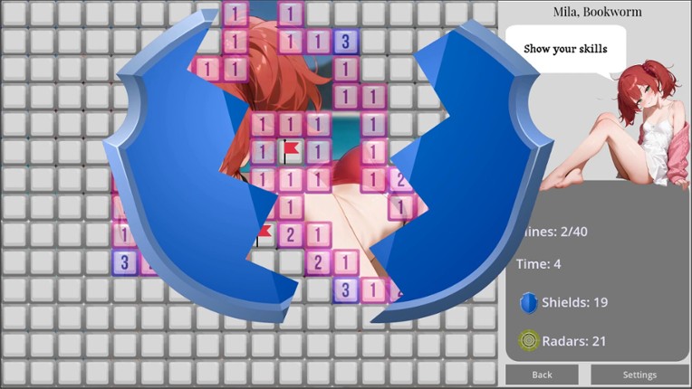 Anime Minesweeper screenshot