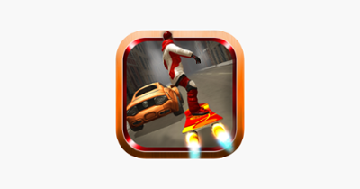 Blazing Hover Board Rider Image