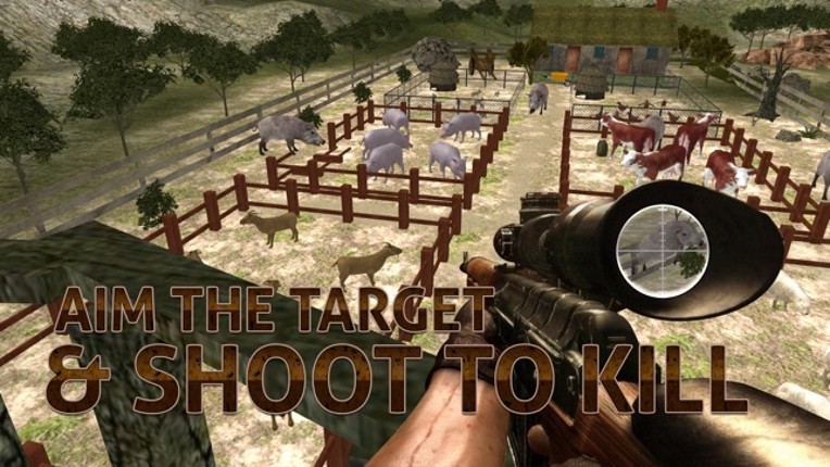Farm Boar Hunter Simulator – Cattle guard & sniper shooting simulation game screenshot