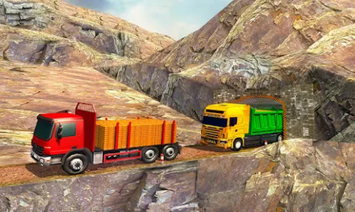 Uphill Gold Transporter Truck Image