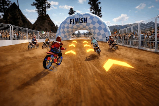 Dirt Bike Motocross Racing Image