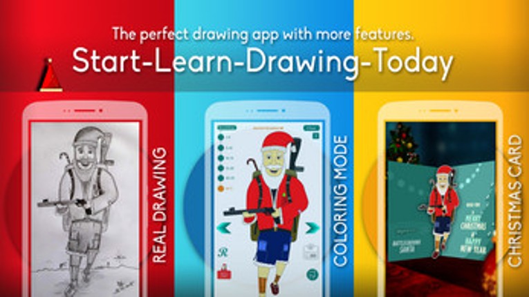 How to draw Santa Claus Step by Step screenshot