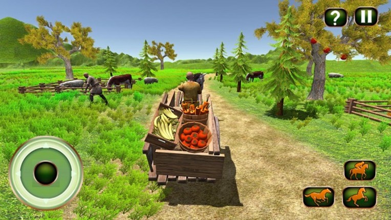Horse Simulator Village Cargo Transport 2017 screenshot