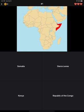 Maps and Countries screenshot