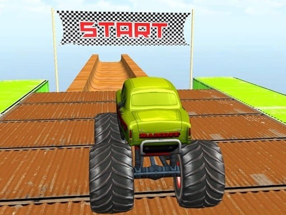 Monster truck stunts mega ramps Image