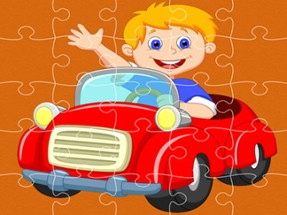 Pedal Cars Jigsaw Image