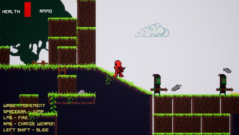 Pixel Robot Hunter screenshot