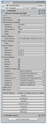 SimpleGameUI - Unity UI Template screenshot