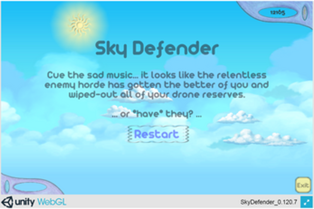 Sky Defender screenshot