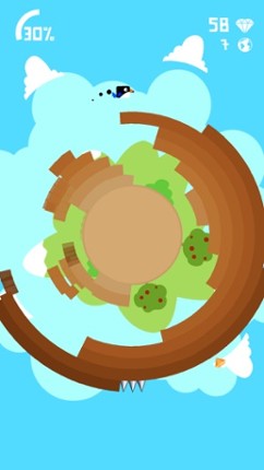 Spin Dash - a fun twist for the impossible style games Image