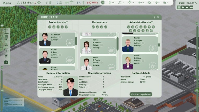 Werner Waffenwerke: Arms Tycoon screenshot