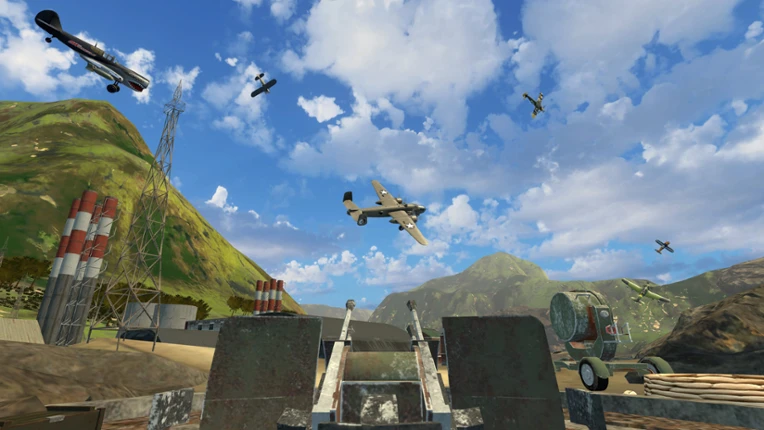 WWII AIRPLANE FIGHT - Battle War Squad Image