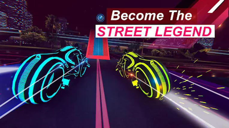 Light Bike Flying Stunts screenshot