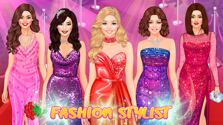 Red Carpet Dress Up Girls Game screenshot