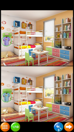 Find the Differences Rooms screenshot