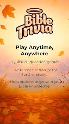 Bible Trivia Game screenshot