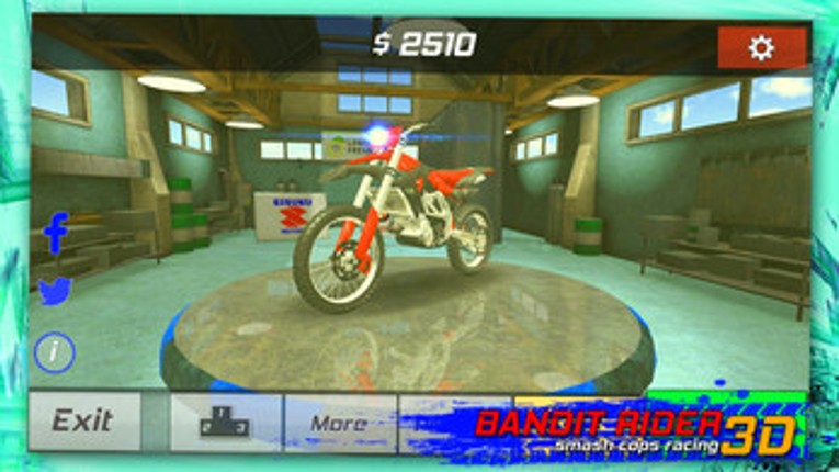 Bandit Rider 3D: smash cops racing screenshot