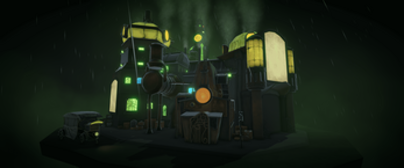 League of Legends Arcane Zaun City Diorama Image