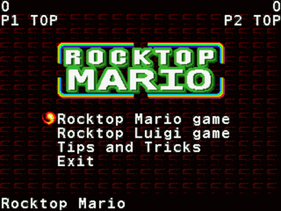 Rocktop Mario Game Cover