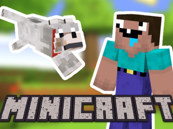 Minicraft: Steve And Wolf Adventure Game Cover