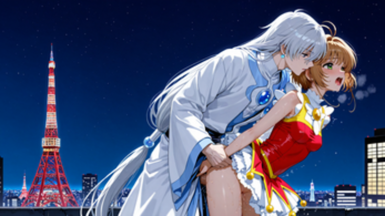 Moonlit Secrets: magical girl & the Guardian (R18) Image