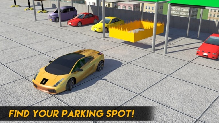 Multi-Level Sports Car Parking Simulator 2: Auto Paint Garage &amp; Real Driving Game screenshot