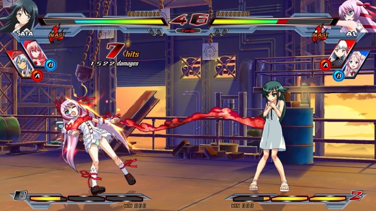 Nitroplus Blasterz: Heroines Infinite Duel screenshot