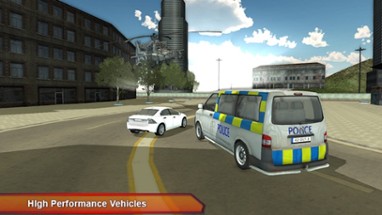 Police Van Rob Chase - Traffic Racing Game Image