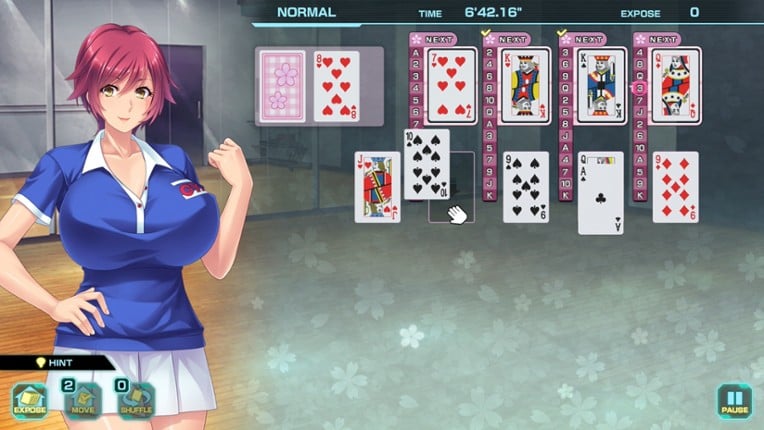 Pretty Girls Four Kings Solitaire screenshot
