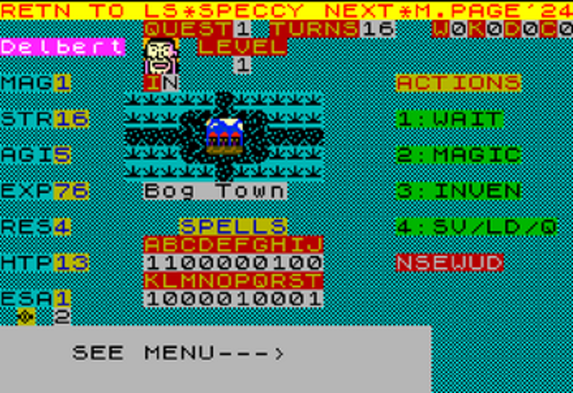 Return to Long Shadows for ZX Spectrum NEXT Image