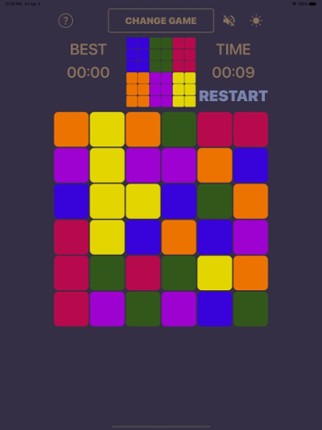 Rubik square puzzle logic game Image