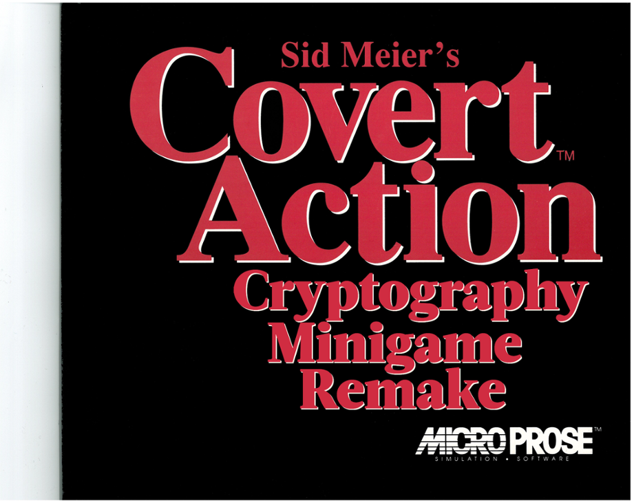 Games like Sid Meier's Covert Action