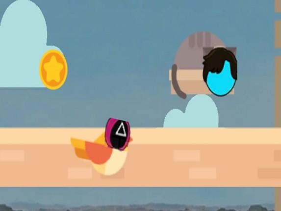 Squid Bird Jump 2D Image