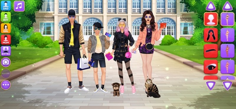 Superstar Family Dress Up Game screenshot