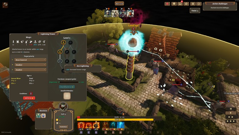 Twisted Tower Tactics screenshot
