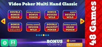 Video Poker Vegas Multi Hand Image