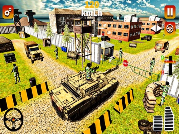 Army Tank Parking Tank Game screenshot