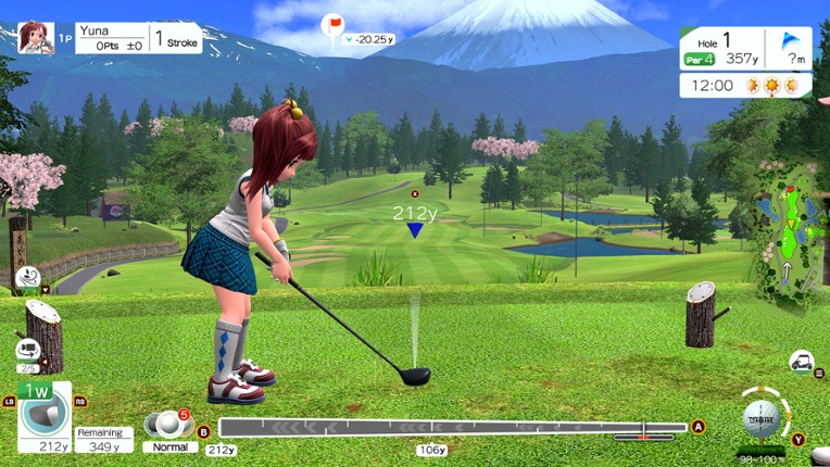 EVERYBODY'S GOLF HOT SHOTS screenshot