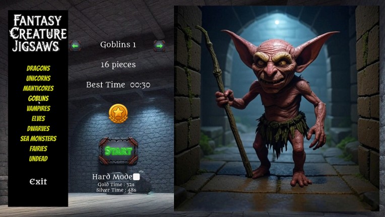 Fantasy Creature Jigsaws screenshot