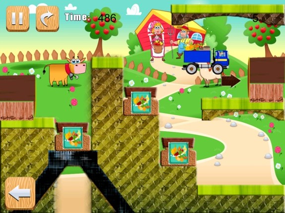 Farm Food Delivery Runner Jumpy Race Frenzy - Rival Bounce Fruit Racing Saga Free screenshot