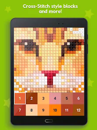 Pixel Tap: Color by Number Image
