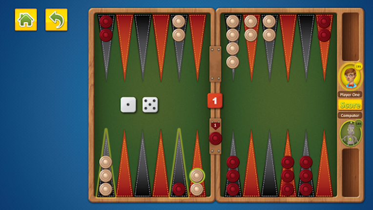 Backgammon Deluxe screenshot