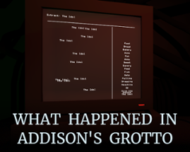 What Happened in Addison's Grotto Image