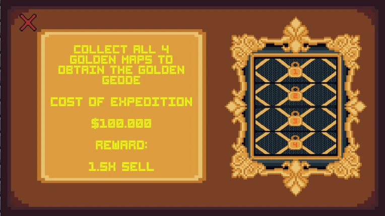 Golden Geode screenshot