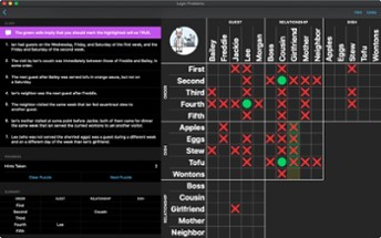 Hard Penny Dell Logic Puzzles Image