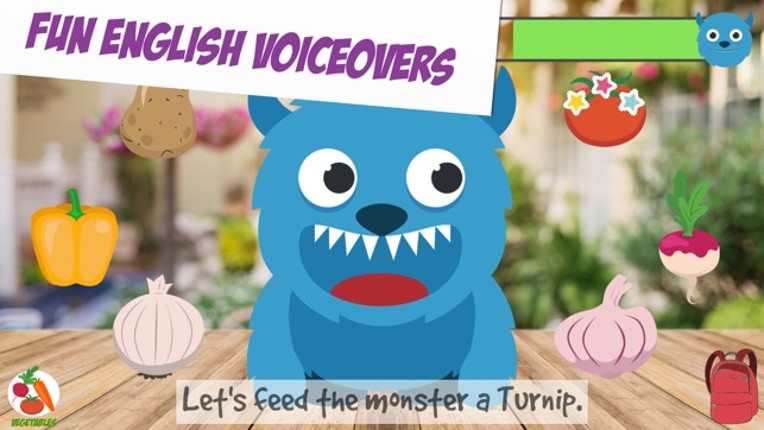 Hungry Monster Learning Game Image