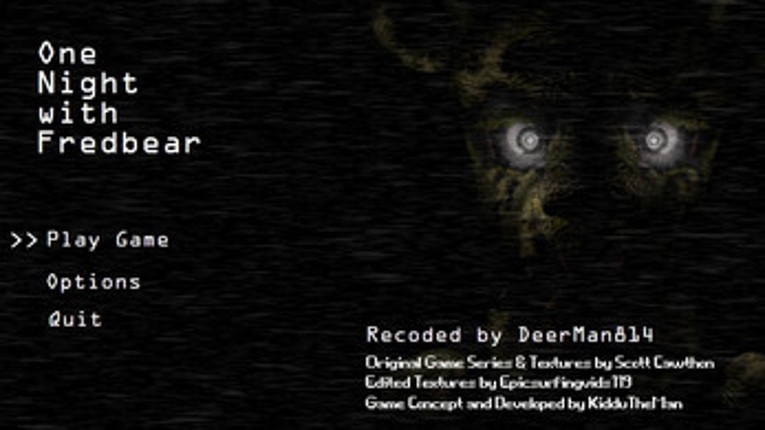 One Night with Fredbear Image