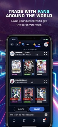 Topps® BUNT® MLB Card Trader screenshot