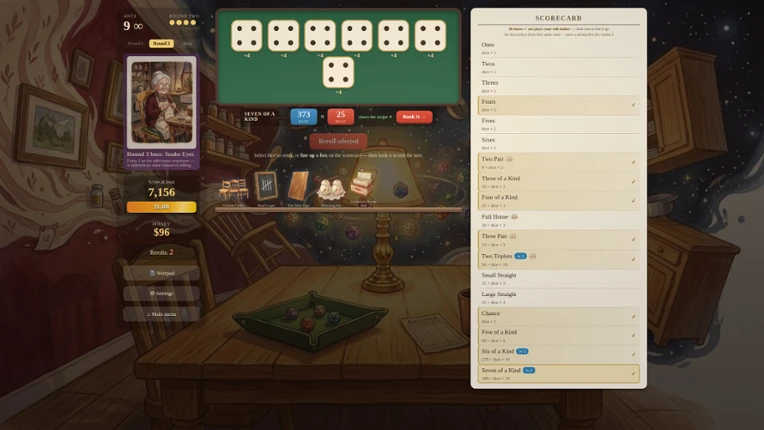 Tumble: A Cozy Dice Roguelite Image